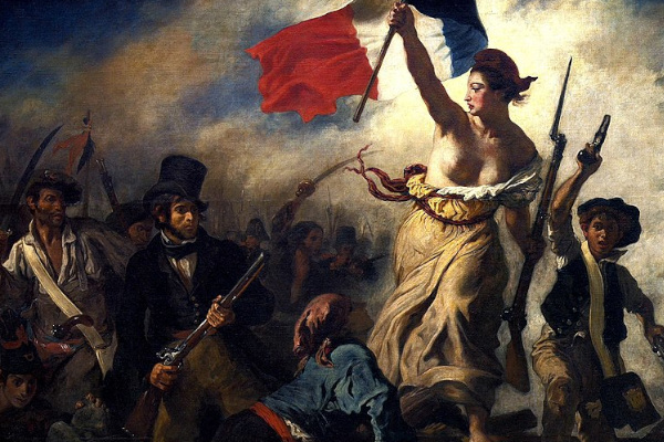 Die Freiheit führt das Volk, Eugène Delacroix