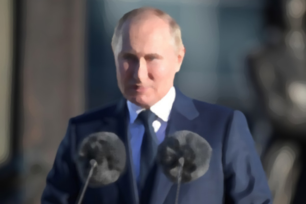 Putin als Ölgemälde