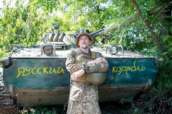 Ukrainischer Soldat
